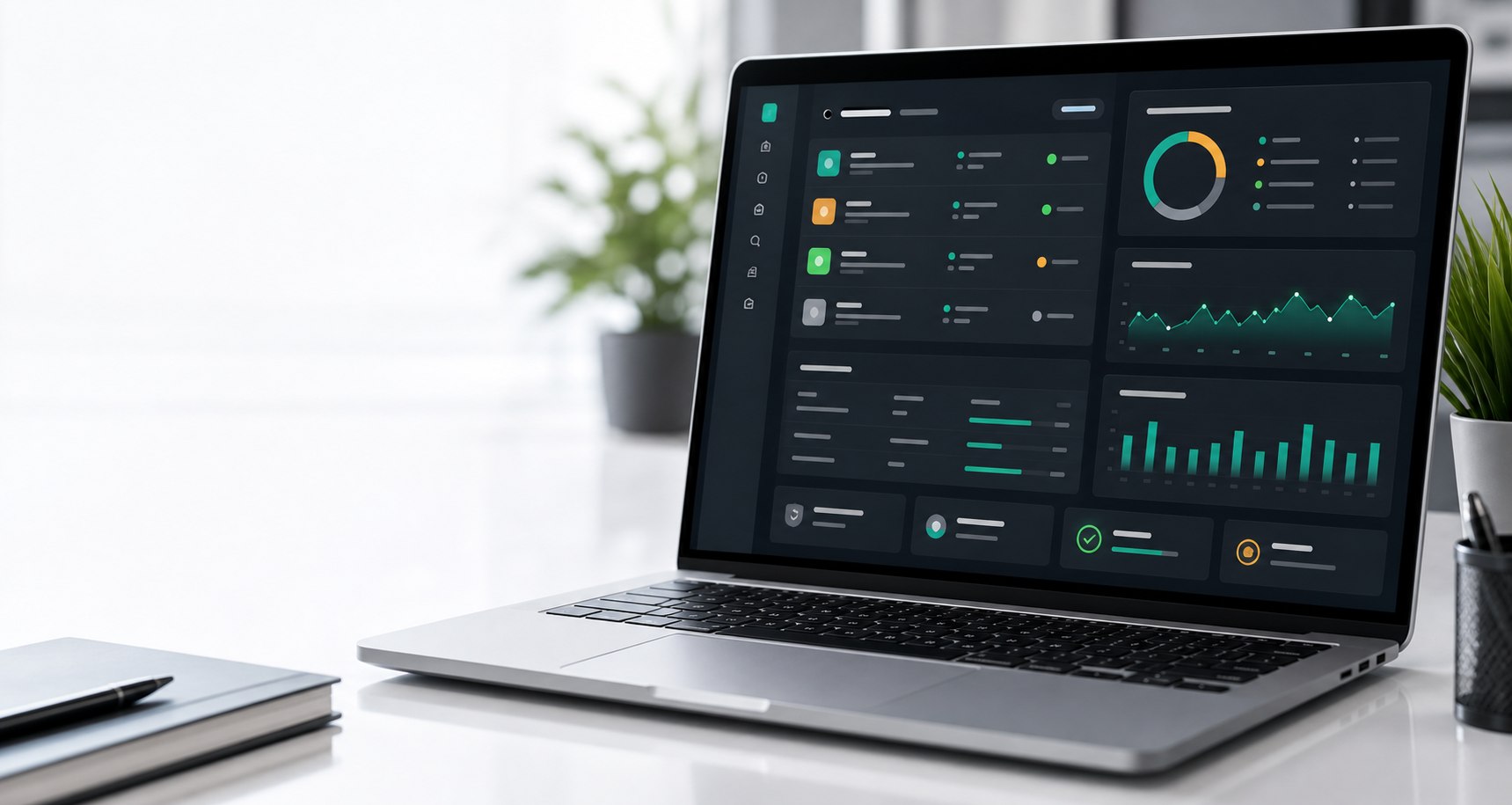 LeadBranch dashboard desktop mockup